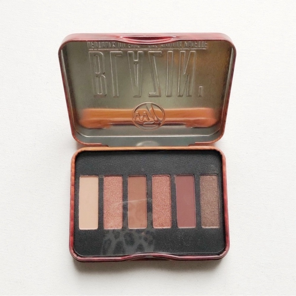 NWT W7 Blazin' Neutrals on Fire Eye Shadow Colour Palette Mini 6 Colours